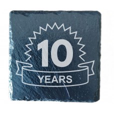 10th Year Drinks Coaster