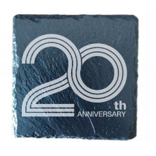 20th Year Anniversary Drinks Coaster