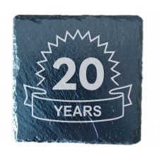 20th Year Drinks Coaster