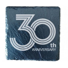 30th Year Anniversary Drinks Coaster