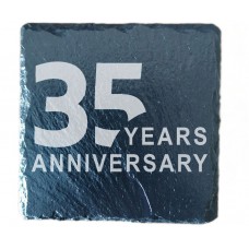35th Year Anniversary Drinks Coaster