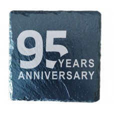 95th Year Anniversary Drinks Coaster