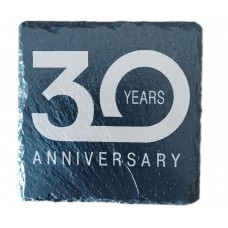 30th Year Anniversary Drinks Coaster
