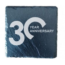 30th Year Anniversary Drinks Coaster