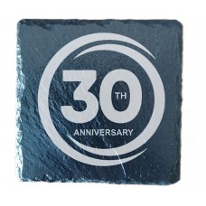 30th Year Anniversary Drinks Coaster