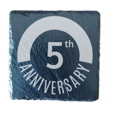 5 Year Anniversary Drinks Coaster