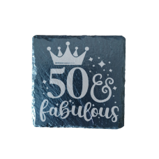 50th Birthday Drinks Coaster