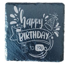 Happy Birthday Drinks Coaster
