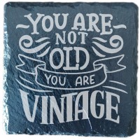 Vintage Birthday Drinks Coaster