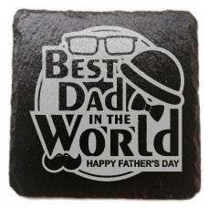 Best Dad in the World Coaster