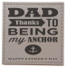 Dad My Anchor Coaster