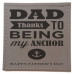 Dad My Anchor Coaster