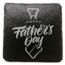 Happy Fathers Day Tie Coaster