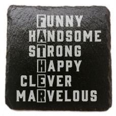 Funny Handsome Father Coaster