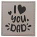 I Love You Dad Coaster