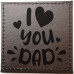 I Love You Dad Coaster