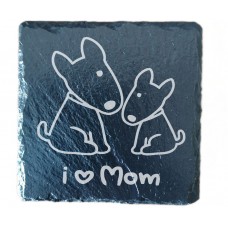 I Love Mom Drinks Coaster