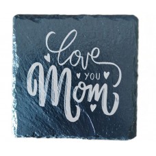 Love You Mom Drinks Coaster