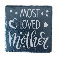 Most Loved Mother Drinks Coaster