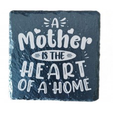 A Mother is the Heart of a Home Drinks Coaster