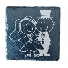 Married Couple Drinks Coaster