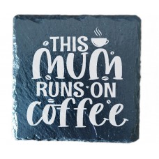 This Mum Runs On Coffee Drinks Coaster