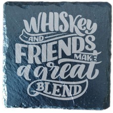 Whiskey And Friends Great Blend Drinks Coaster