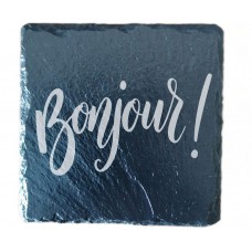Bonjour Drinks Coaster