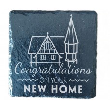 Congratulations New Home Drinks Coaster