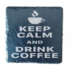 Keep Calm and Drink Coffee Drinks Coaster
