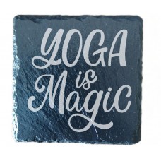 Yoga is Magic Drinks Coaster