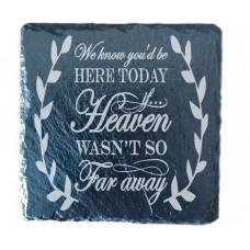Here Today In Heaven Drinks Coaster