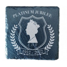 Platinum Jubilee With Leaf Coaster