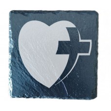 Church Heart Coaster