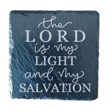 The Lord is my Light and my Salvation Coaster