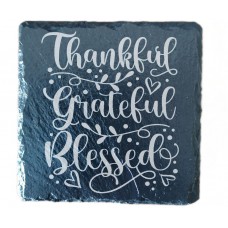 Thankyou, Grateful, Blessed Coaster